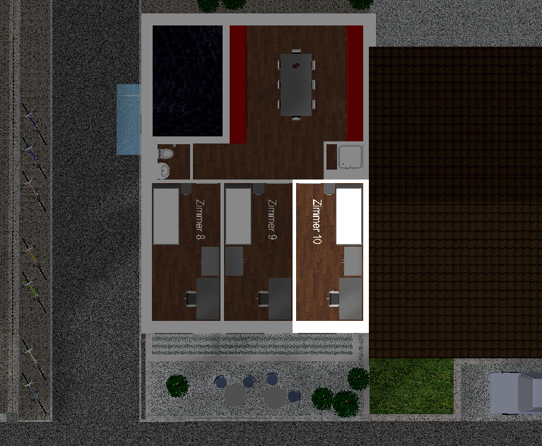 Zimmer anklicken